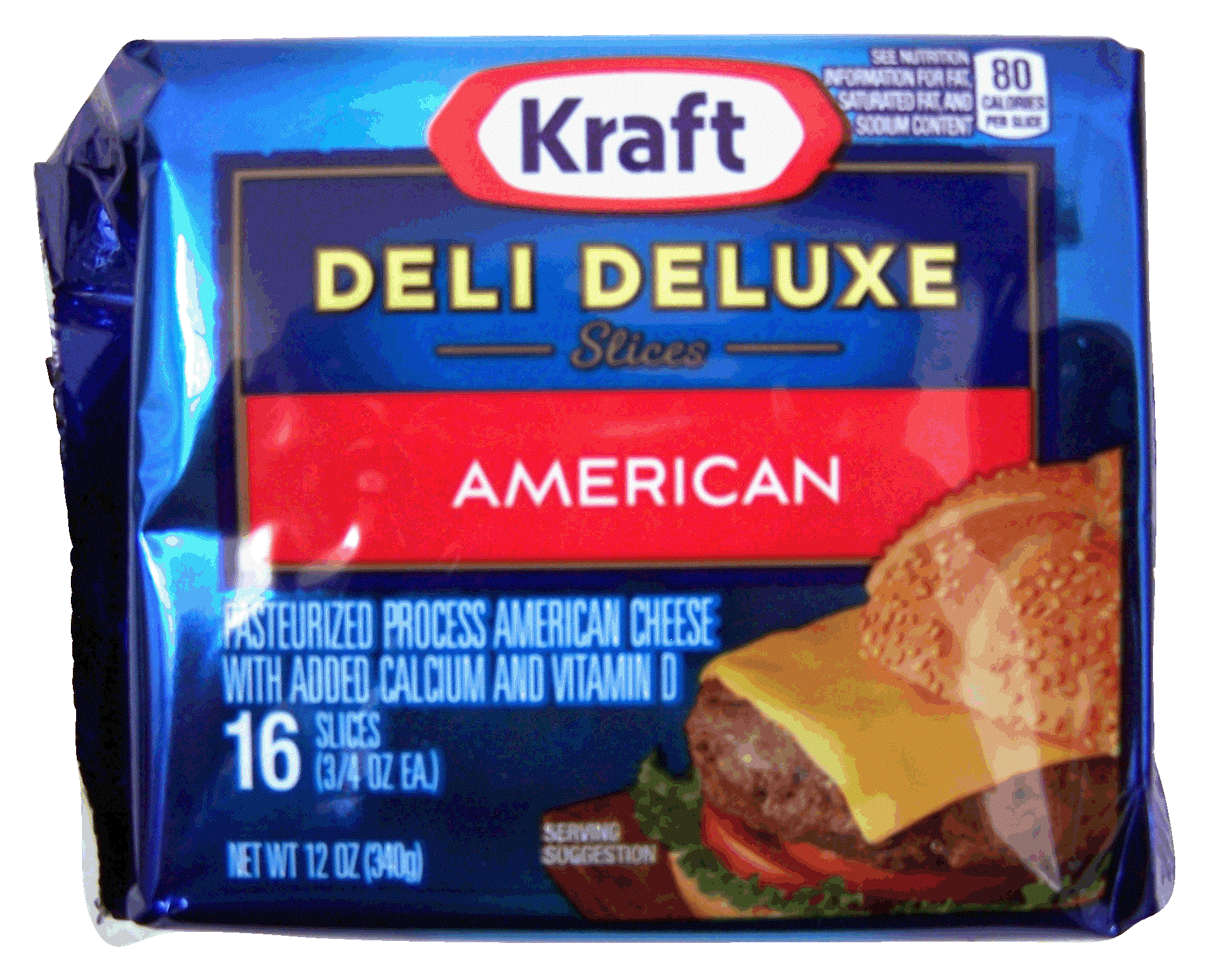 Kraft Deli Deluxe American Slices 16 Ct Full-Size Picture